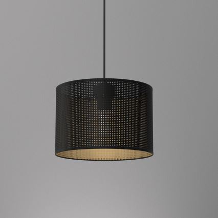 Deckenleuchte an Kabel LOFT SHADE 1xE27/60W/230V Ø 25 cm schwarz/gold