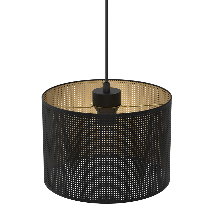 Deckenleuchte an Kabel LOFT SHADE 1xE27/60W/230V Ø 25 cm schwarz/gold