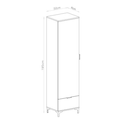 Schubladenschrank LORA Weiß