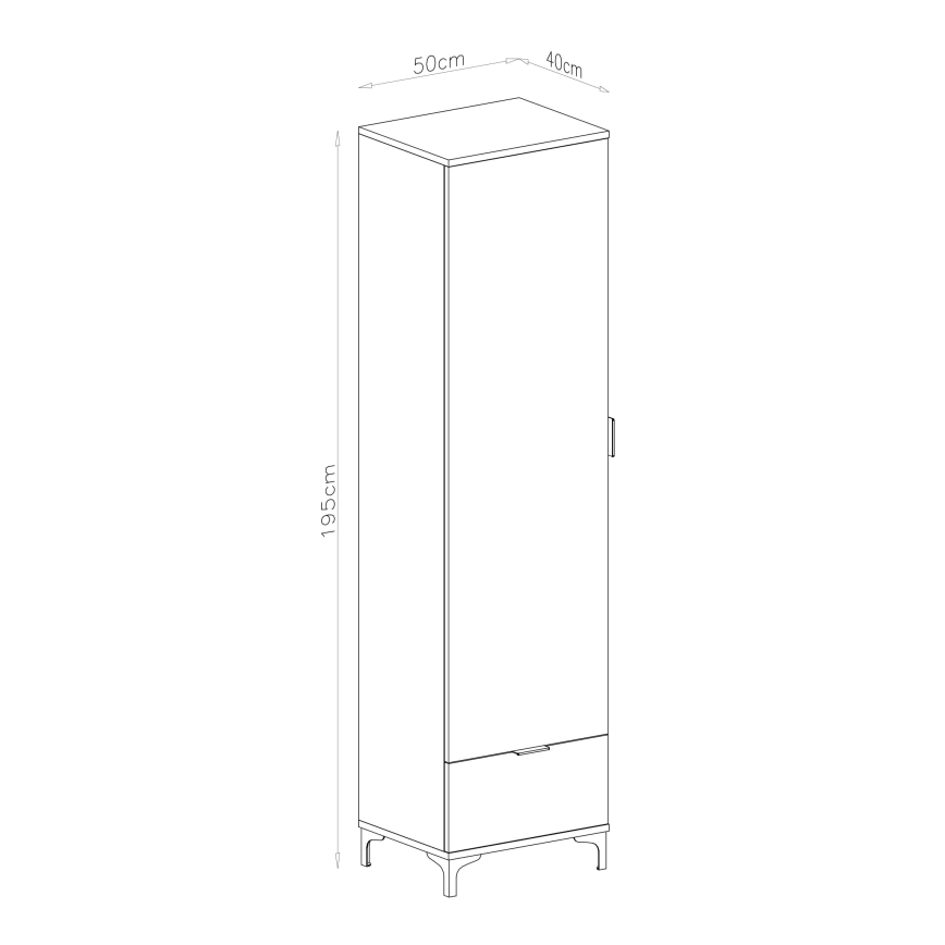 Schubladenschrank LORA Weiß