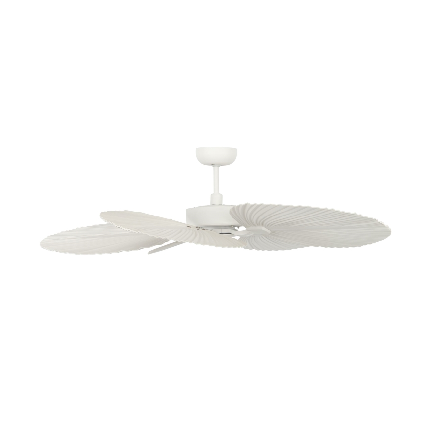 Lucci Air 21065449 - Deckenventilator BALI d 132 cm weiß/cremefarben + Fernbedienung