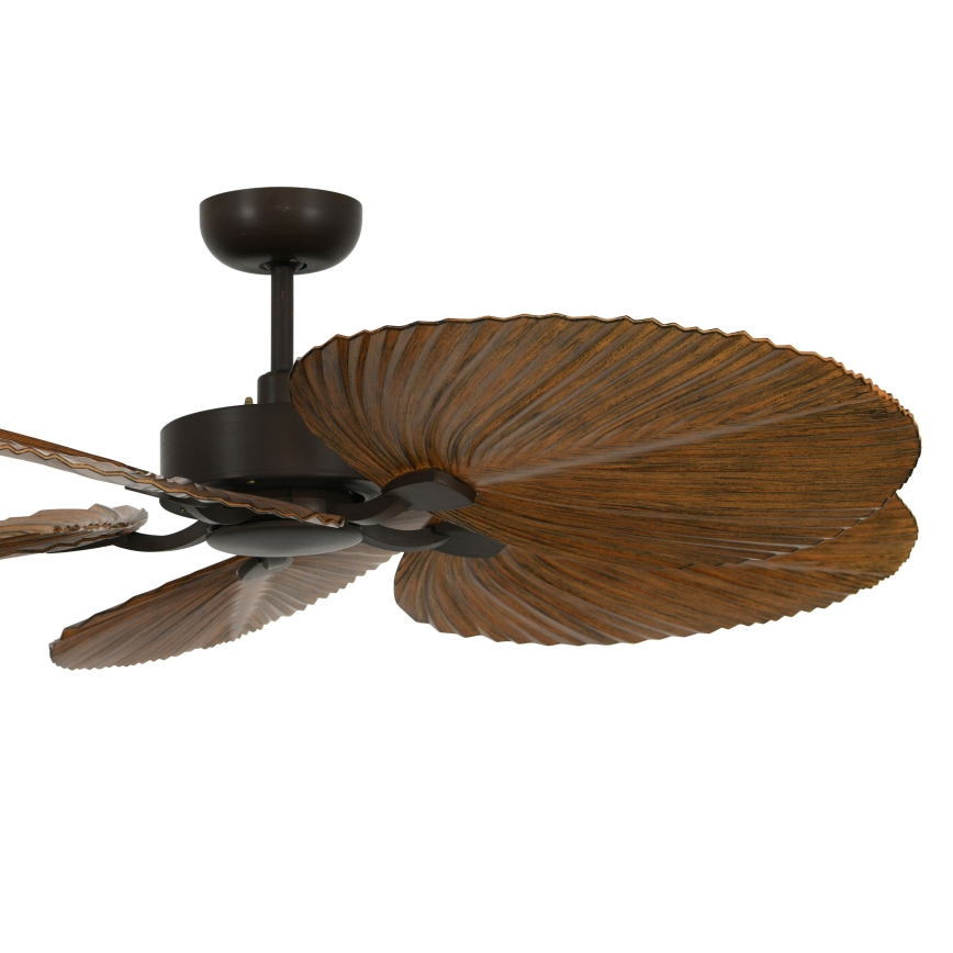 Lucci Air 21065549 - Deckenventilator BALI Ø 132 cm Braun mit Fernbedienung