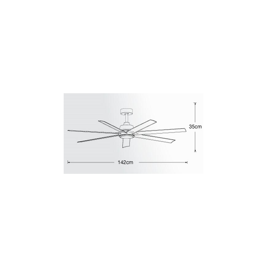 Lucci air 213182 - LED-Deckenventilator ATLANTA 1xGX53/12W/230V weiß + Fernbedienung