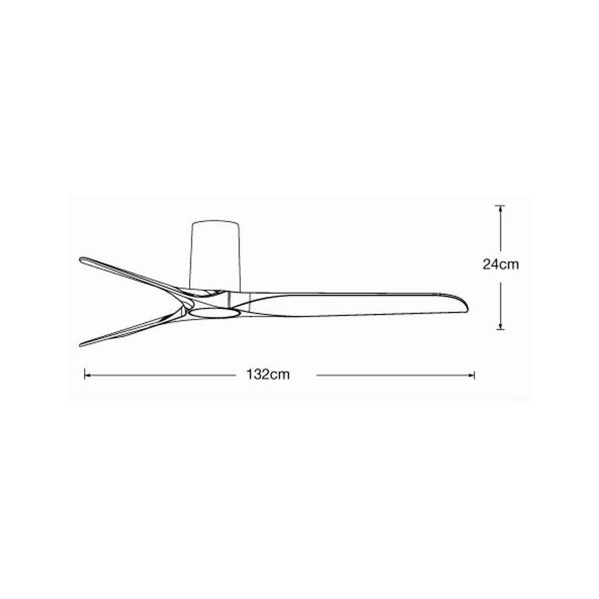 Lucci air 21610049 - Deckenventilator LONDO weiß + Fernbedienung