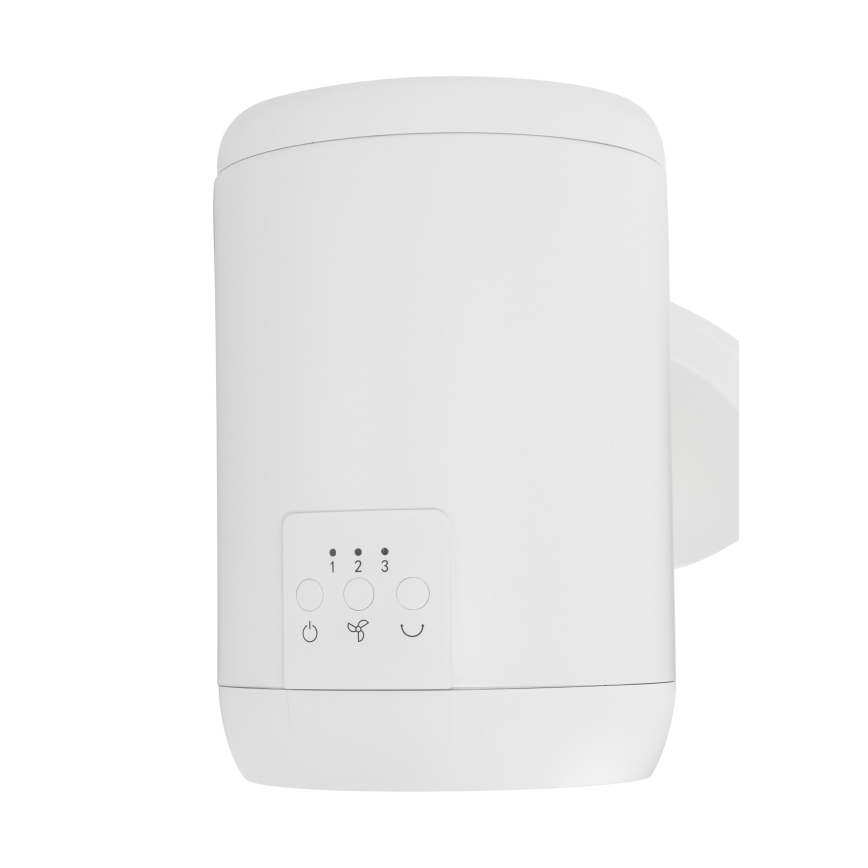 Lucci Air 21612549 - Wandventilator JET 32W/230V weiß + Fernbedienung