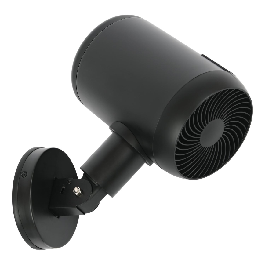 Lucci Air 21612649 - Wandventilator JET 32W/230V schwarz + Fernbedienung