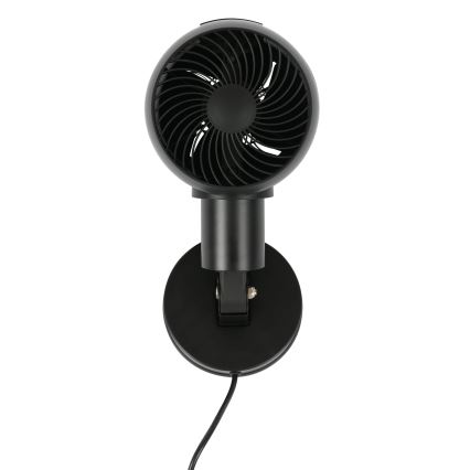 Lucci Air 21612649 - Wandventilator JET 32W/230V schwarz + Fernbedienung