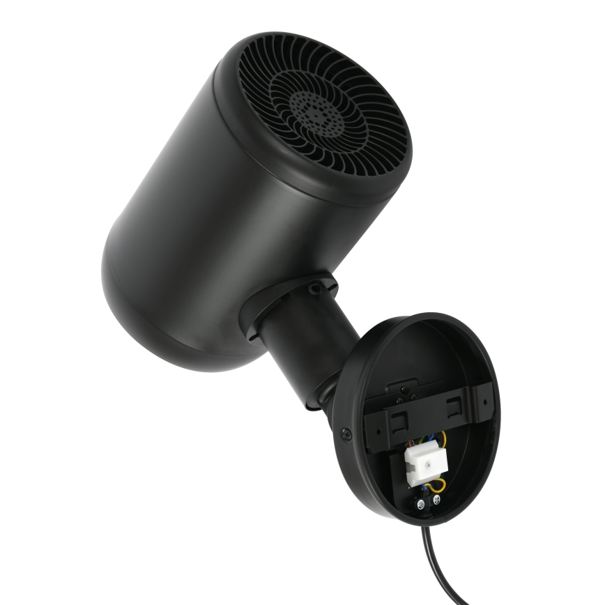 Lucci Air 21612649 - Wandventilator JET 32W/230V schwarz + Fernbedienung