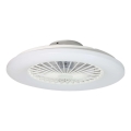 Lucci Air 513200 - Dimmbare LED-Deckenleuchte mit Ventilator OSLO LED/20W/230V 3000/4500/6500K weiß + Fernbedienung