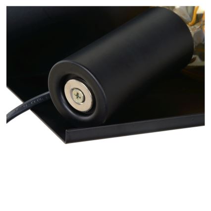 Lucide 06218/01/30 - Wandleuchte SEBO 1xE27/40W/230V schwarz