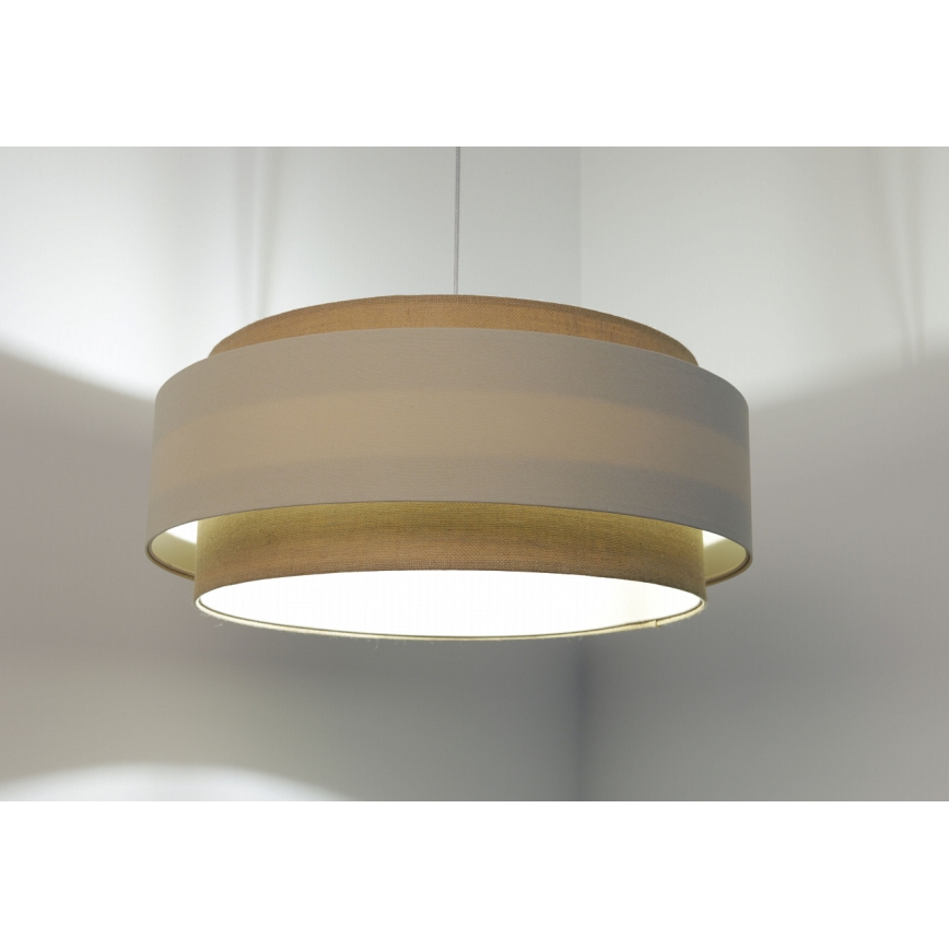 Deckenleuchte an Kabel DOBLO 1xE27/60W/230V creme/beige