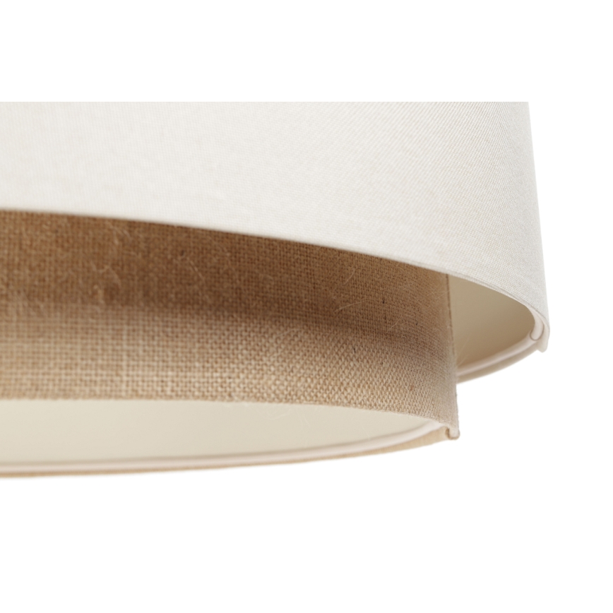 Deckenleuchte an Kabel DOBLO 1xE27/60W/230V creme/beige
