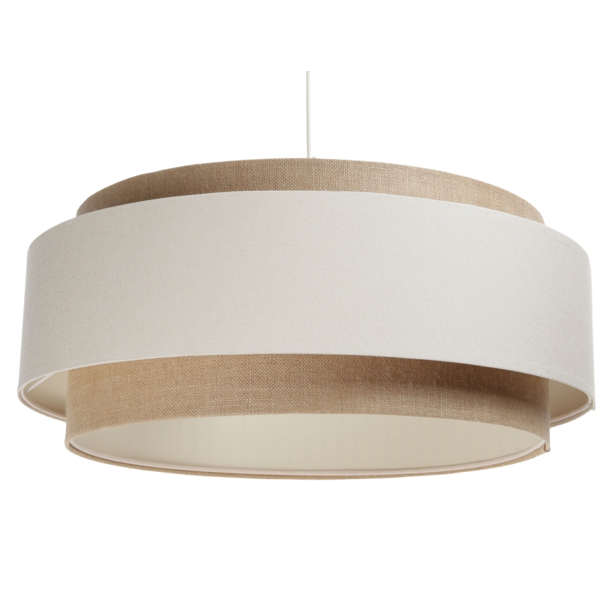 Deckenleuchte an Kabel DOBLO 1xE27/60W/230V creme/beige