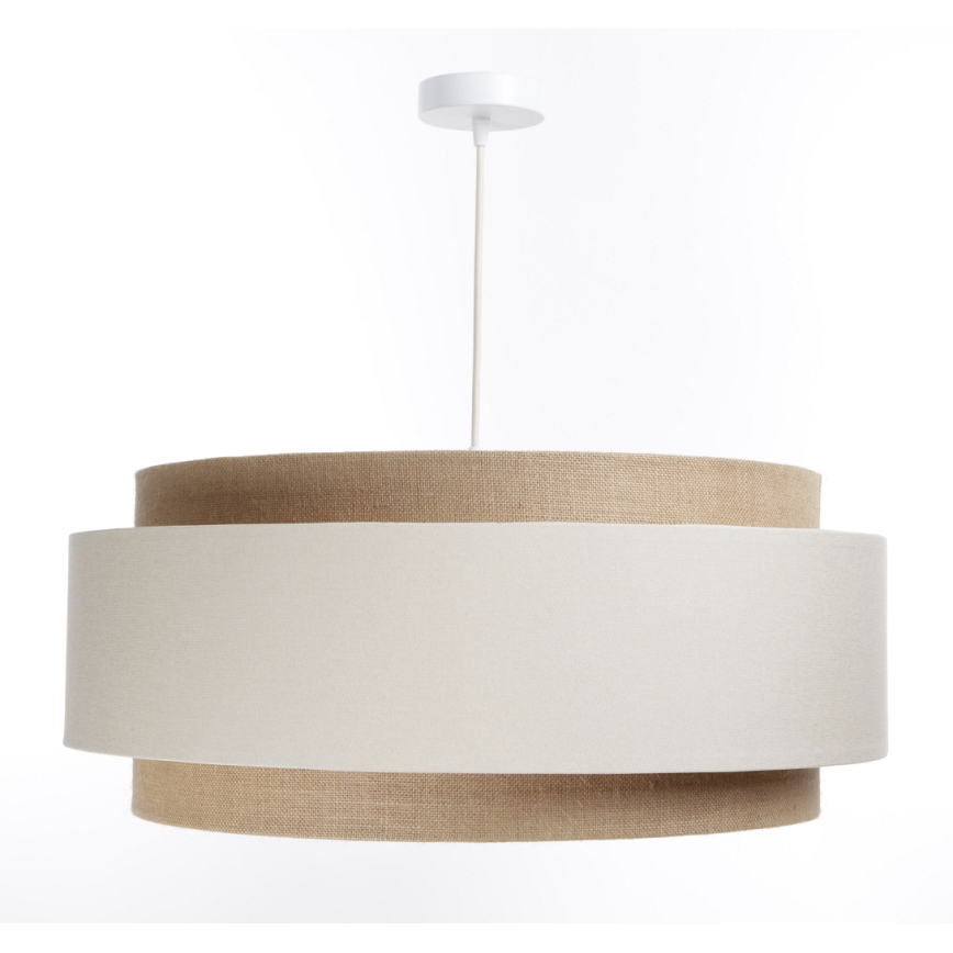 Deckenleuchte an Kabel DOBLO 1xE27/60W/230V creme/beige