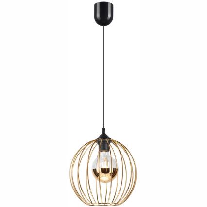 Deckenleuchte an Kabel ZOYA 1xE27/60W/230V goldfarben
