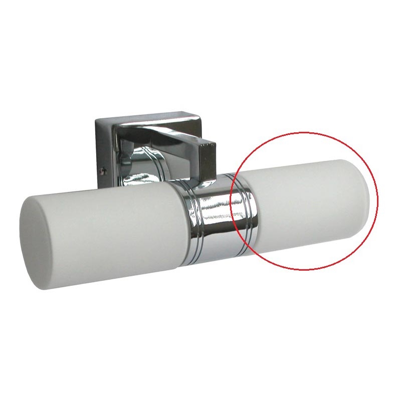 Luxera 8001 - Ersatzglas ANITA G9 Weiß