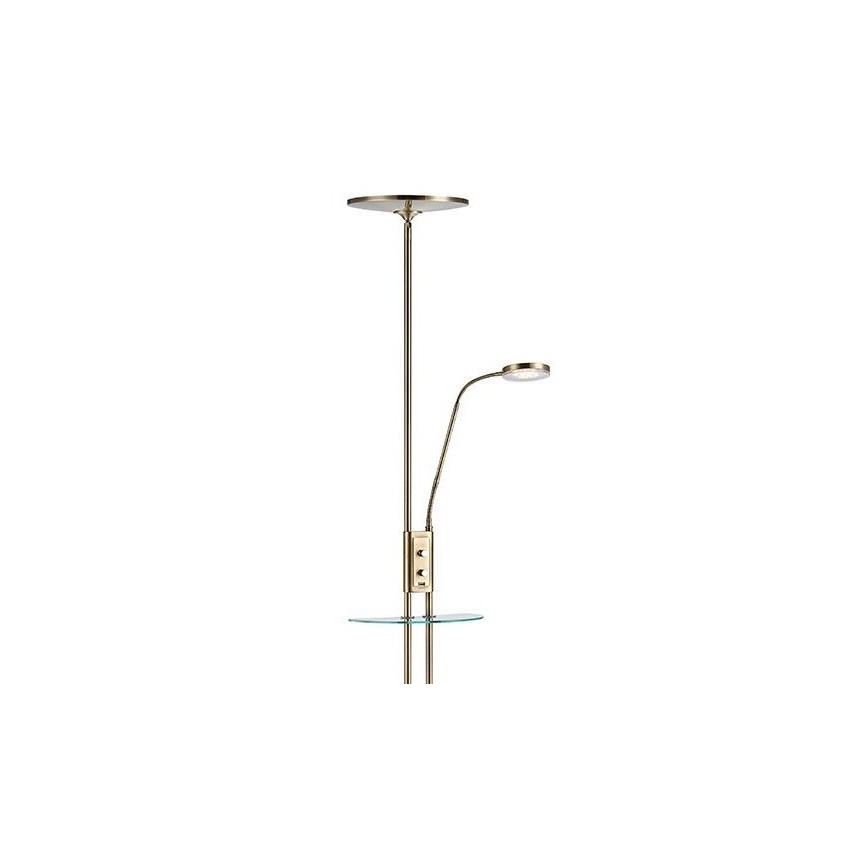 Markslöjd 107009 - LED Dimmbare Stehlampe FRIEND LED/18W/230V + LED/5W