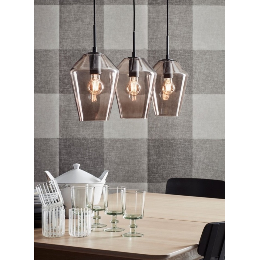 Markslöjd 107132 - Hängeleuchte RETRO 3xE27/60W/230V