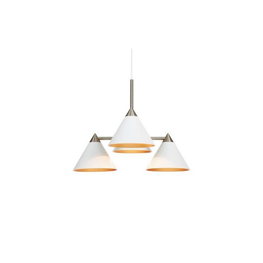 Markslöjd 108077 - Kronleuchter an Schnur KLINT 4xE14/40W/230V weiß