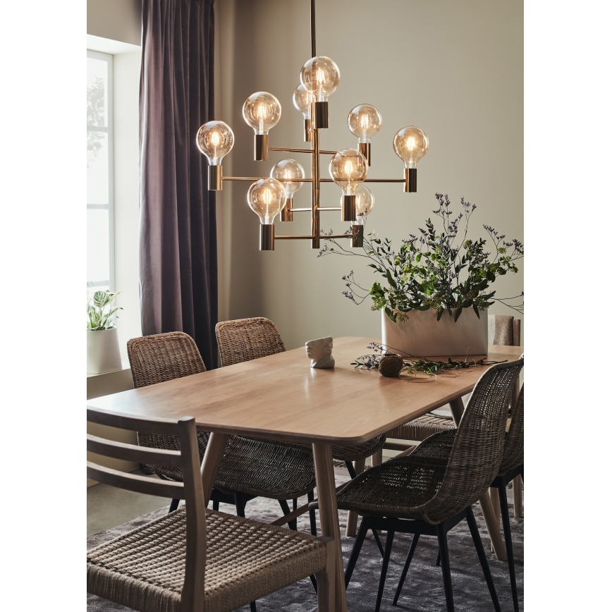 Markslöjd 108117 - Stangen-Kronleuchter PARIS 10xE27/60W/230V gold