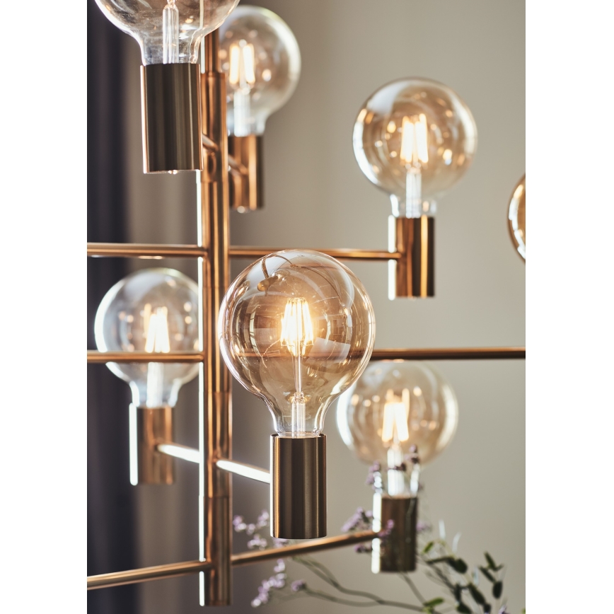 Markslöjd 108117 - Stangen-Kronleuchter PARIS 10xE27/60W/230V gold