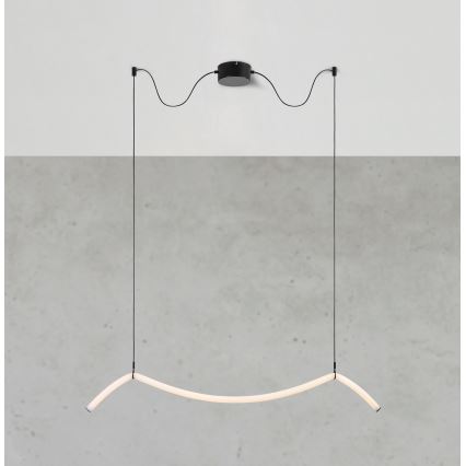 Markslöjd 108873 - LED-dimmbare Pendelleuchte mit Kabel MELT LED/13W/230V schwarz