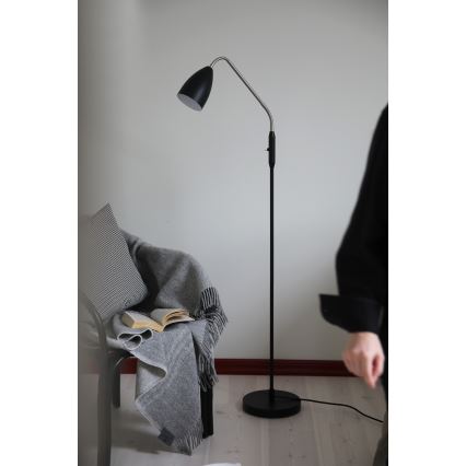 Markslöjd 108886 - Dimmbare LED-Stehleuchte PATRO LED/4,9W/230V CRI 90 schwarz