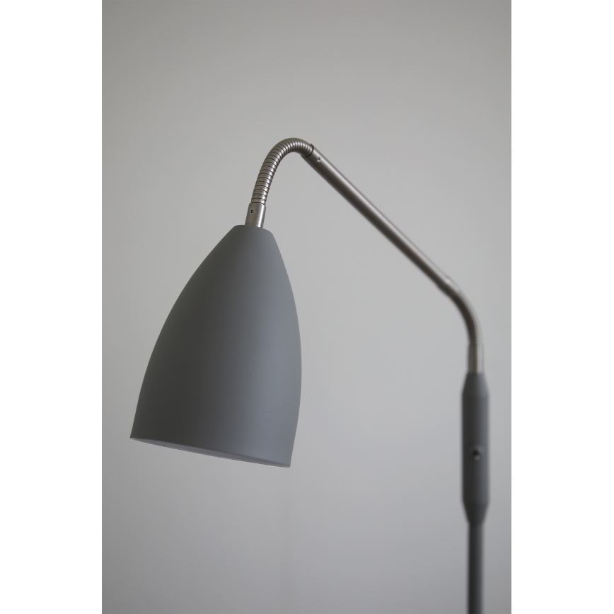 Markslöjd 108888 - Dimmbare LED-Stehlampe PATRO LED/4,9W/230V CRI 90 grau