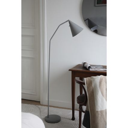 Markslöjd 108891 - dimmbare LED-Stehlampe FUNIL LED/4,9W/230V CRI 90 grau