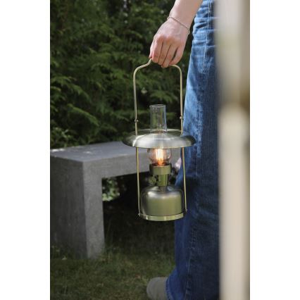 Markslöjd 108894 - Dimmbare, wiederaufladbare LED-Außen-Tischleuchte FANOS LED/2,5W/3,7V 4000 mAh IP44 Messing