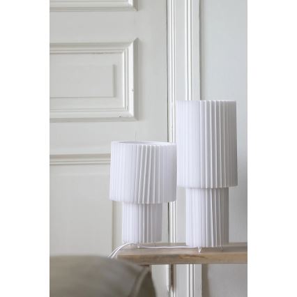 Markslöjd 108895 - Tischlampe CATIS 1xE27/60W/230V 32 cm weiß