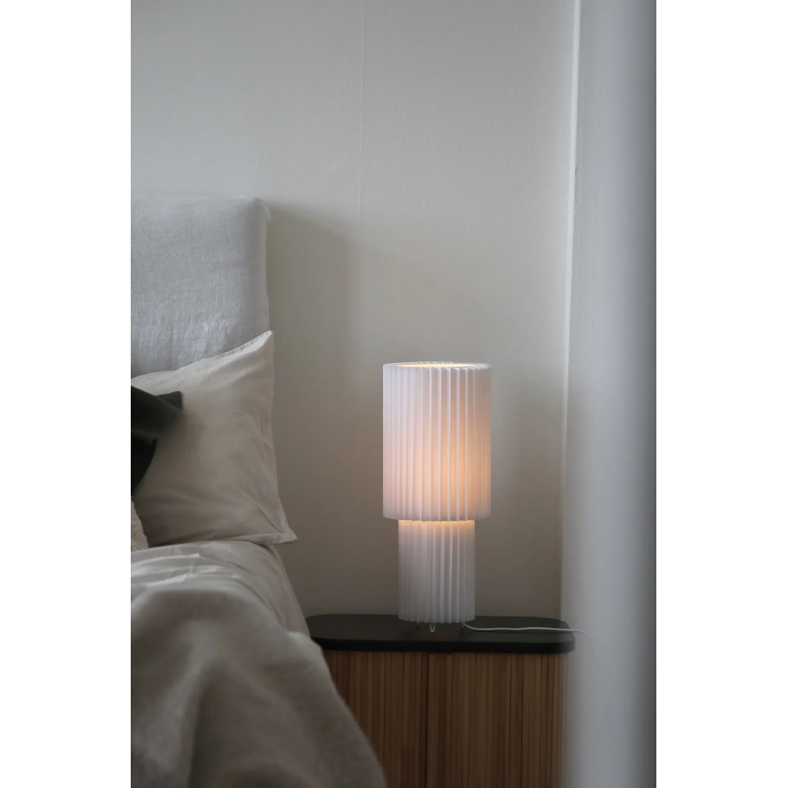 Markslöjd 108897 - Tischleuchte CATIS 1xE27/60W/230V 45 cm weiß