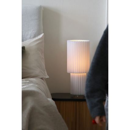 Markslöjd 108897 - Tischleuchte CATIS 1xE27/60W/230V 45 cm weiß