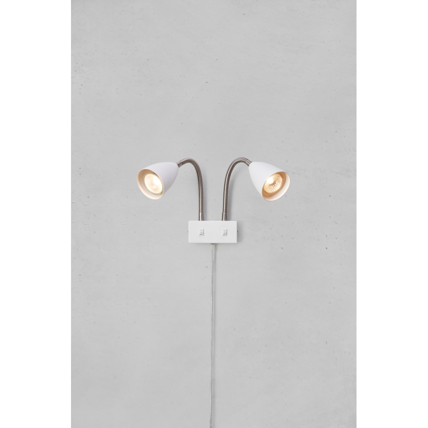 Markslöjd 108900 - CIRO Wandleuchte 2x GU10/7W/230V, weiß