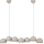 Markslöjd 108914 - Kabel-Pendelleuchte CUPOLO 7xE14/40W/230V grau