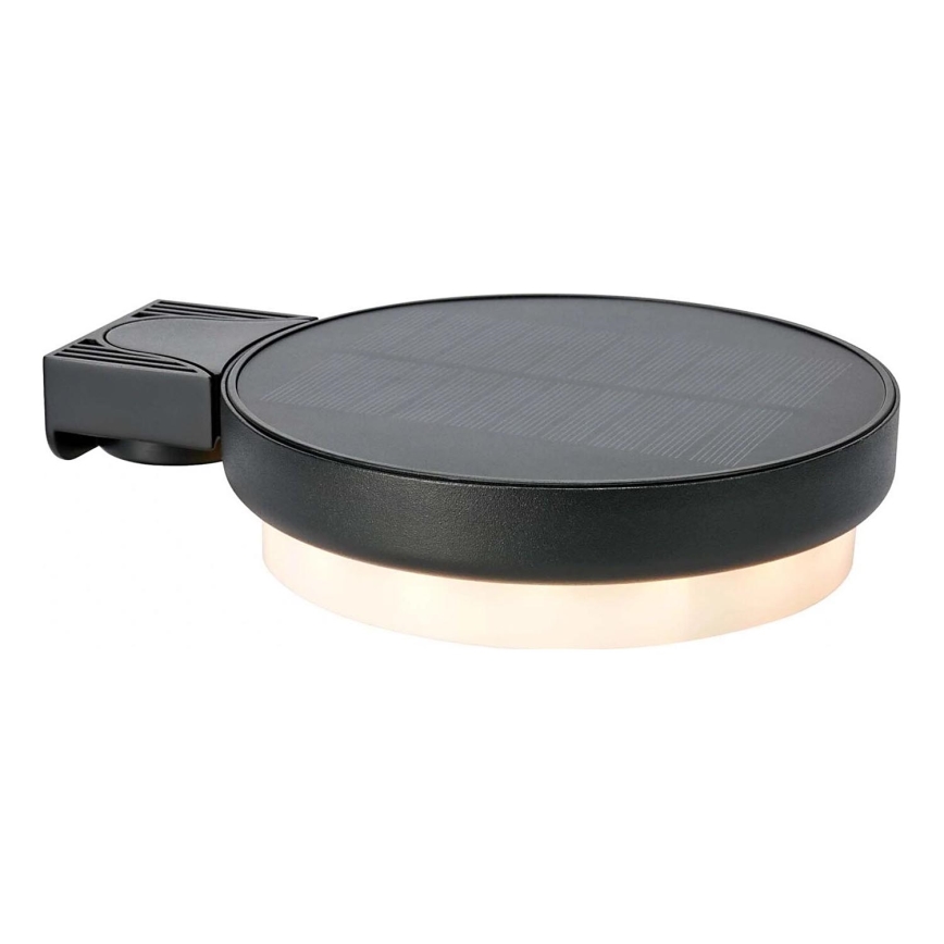 Markslöjd 108952 - Dimmbare LED-Solar-Wandleuchte FRAME LED/2W/3,7V 4000 mAh IP44 schwarz