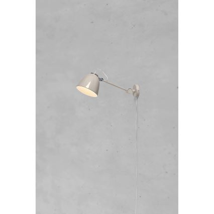 Markslöjd 108964 - Wandleuchte TILT 1xE27/60W/230V grau