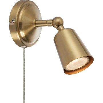 Markslöjd 108978 - Wand-Spotleuchte TINY 1xGU10/7W/230V Messing