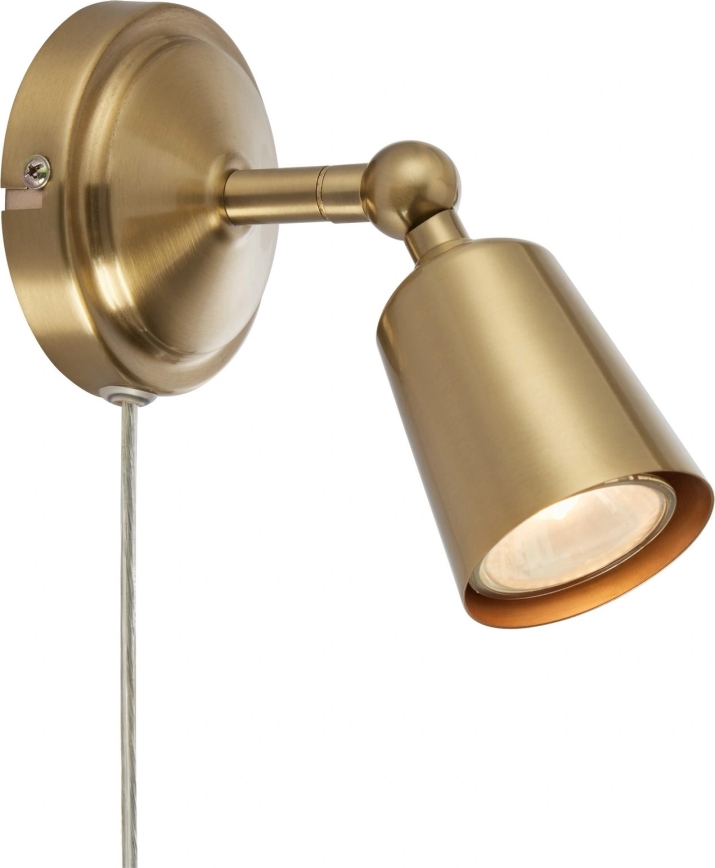 Markslöjd 108978 - Wand-Spotleuchte TINY 1xGU10/7W/230V Messing