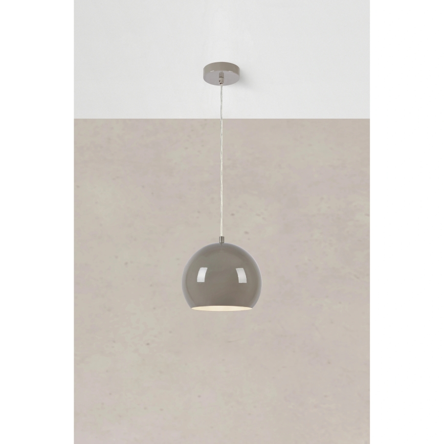 Markslöjd 108989 - Pendelleuchte mit Kabel POP 1xGU10/7W/230V Ø 20 cm grau