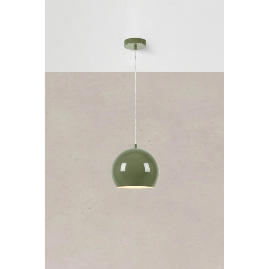 Markslöjd 108991 - Hängeleuchte POP, Kabelaufhängung, 1x GU10/7W/230V, Ø 20 cm, grün