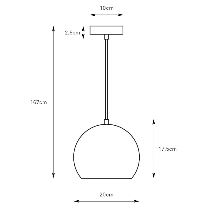 Markslöjd 108991 - Hängeleuchte POP, Kabelaufhängung, 1x GU10/7W/230V, Ø 20 cm, grün