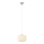 Markslöjd 109008 - Hängeleuchte mit Kabel SOBER 1xE27/40W/230V Ø 25 cm mattchrom