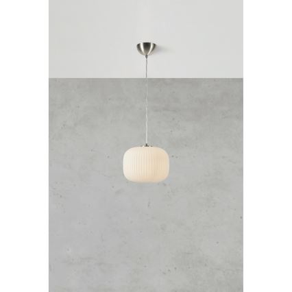 Markslöjd 109008 - Hängeleuchte mit Kabel SOBER 1xE27/40W/230V Ø 25 cm mattchrom
