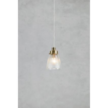 Markslöjd 109010 - Pendelleuchte an Kabel BELLIS 1xE14/40W/230V Messing