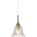 Markslöjd 109011 - Pendelleuchte mit Kabel LUNA 1xE14/40W/230V Messing