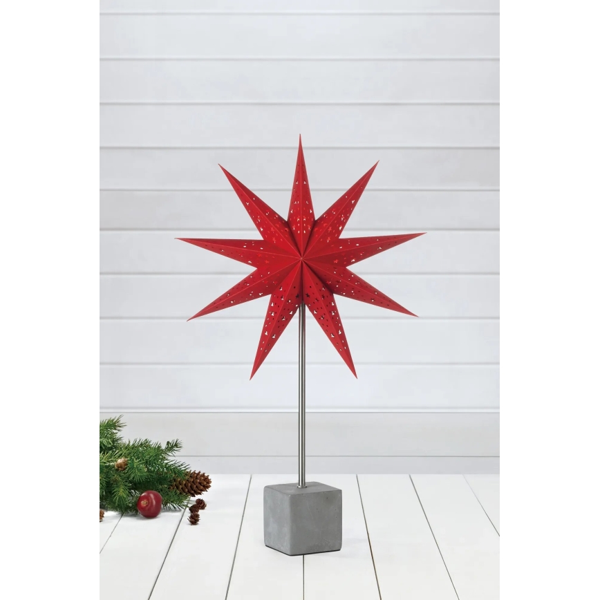 Markslöjd 702223 - Weihnachtsdekoration HARD 1xE14/25W/230V rot