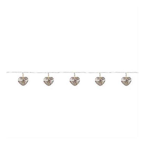 Markslöjd 703174 - LED-Weihnachtslichterkette MILLA 10xLED/3xAA 2,1m warmweiβ