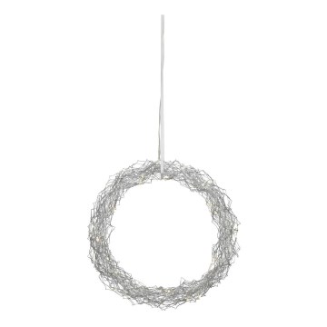 Markslöjd 703442 - LED Weihnachtsdekoration JULLE 30xLED/0,03W/3xAA silber