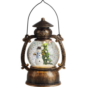 Markslöjd 705053 - LED Weihnachtsdekoration LOTHAR LED/0,15W/3xAA Laterne Bronze